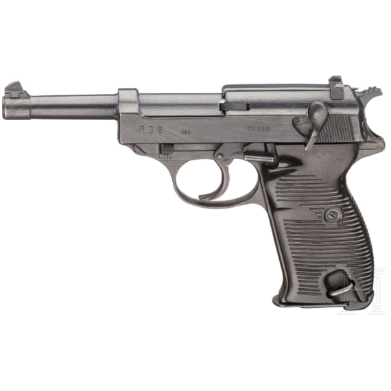 A Spreewerk P 38, code "cyq", zero series, with holster