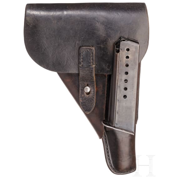 A Spreewerk P 38, code "cyq" with holster
