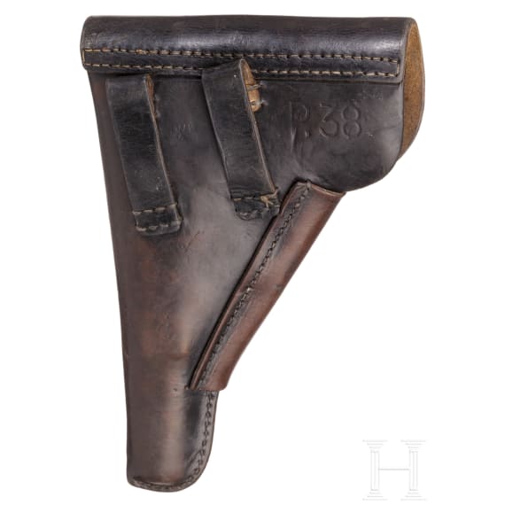 A Spreewerk P 38, code "cyq" with holster