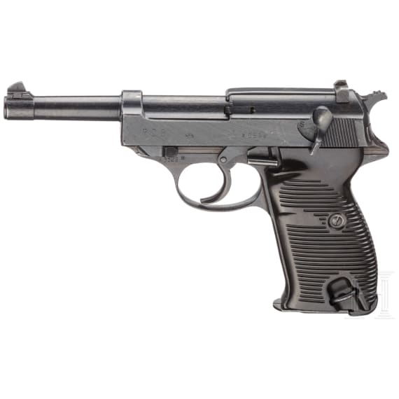 A Spreewerk P 38, code "cyq" with holster
