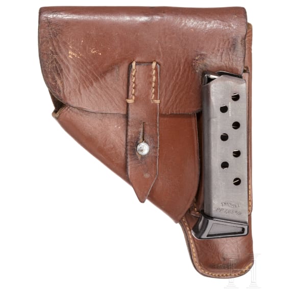 A Walther PP with holster and belt