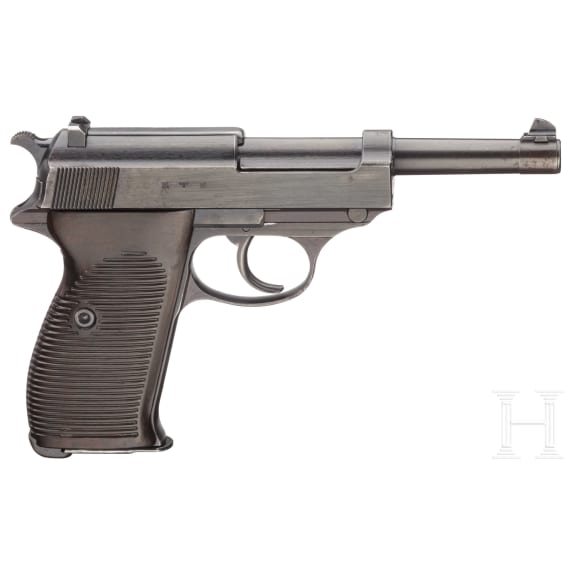 A Walther P 38, code "ac - 43" with holster