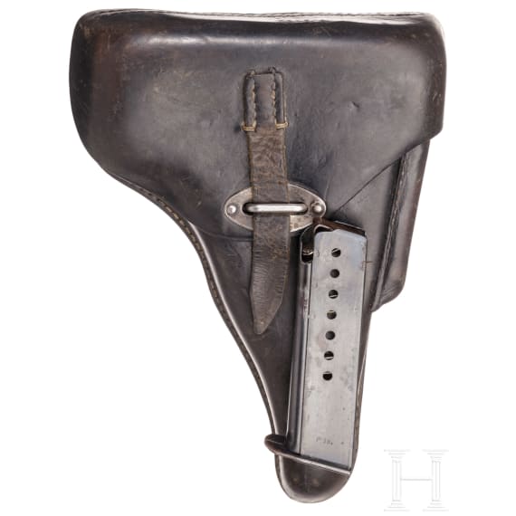 A Walther P 38, code "ac - 43" with holster