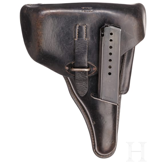 A Walther P 38, zero series, 3rd version, with holster