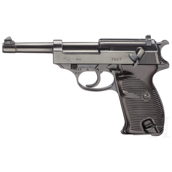 A Walther P 38, code "ac - no date" with holster