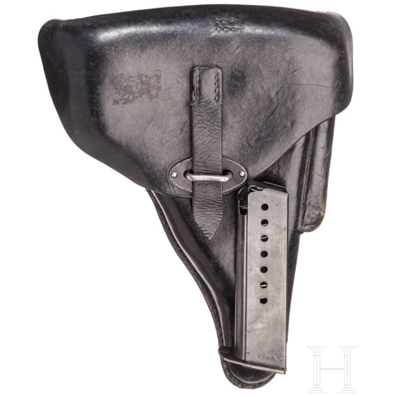 A Walther P 38, code "ac - no date" with holster