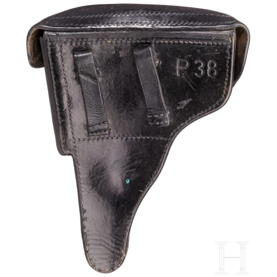 A Walther P 38, code "ac - no date" with holster
