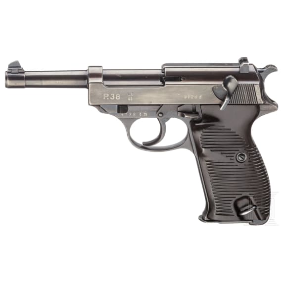 A Walther P 38, code "ac - 41" with holster