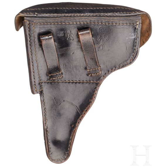 A Walther P 38, code "ac - 42 with holster
