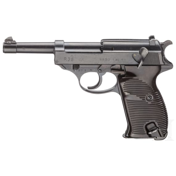 A Walther P 38, code "ac - 44" with holster