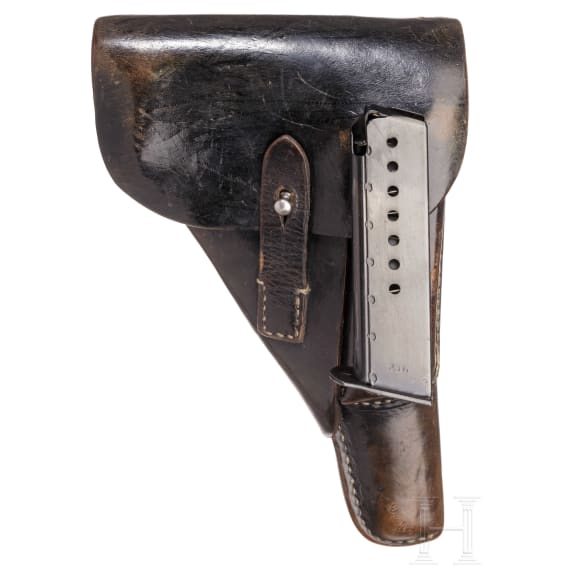 A Walther P 38, code "ac - 44" with holster