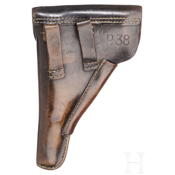 A Walther P 38, code "ac - 44" with holster