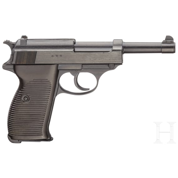 A Walther P 38, code "ac - 45" with holster