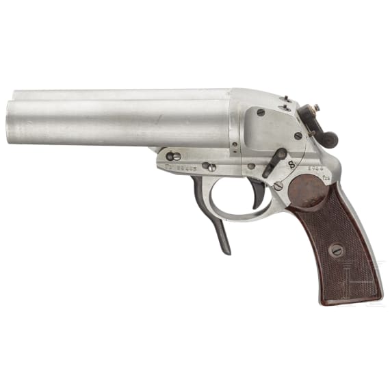 A double-barreled flare gun Mod. L, Code "fzs"