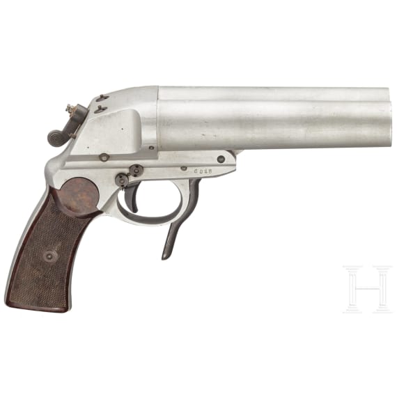 A double-barreled flare gun Mod. L, Code "fzs"