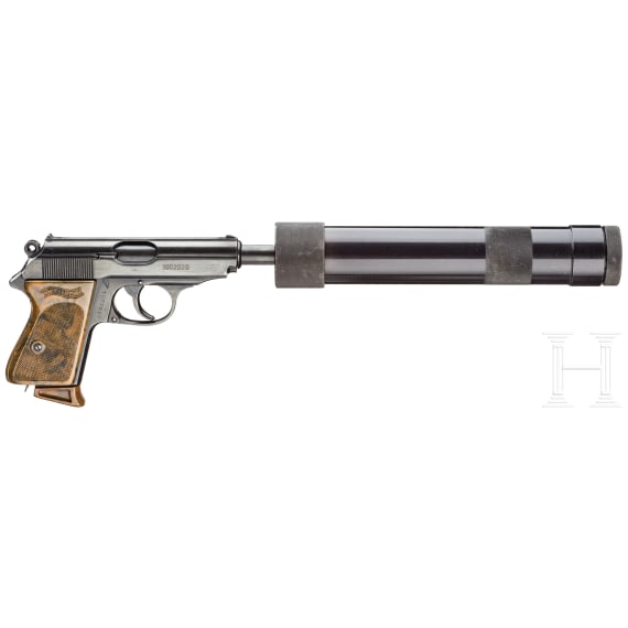 A Walther PPK ZM, million series, with silencer of the GDR - Stasi