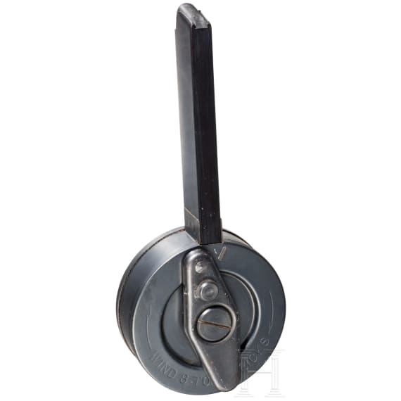 A drum magazine for the Colt Government M1911 / M199 A1