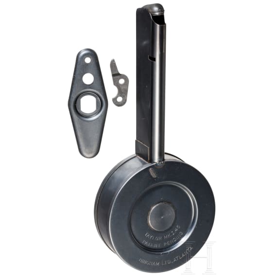 A drum magazine for the Colt Government M1911 / M199 A1