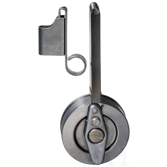 A drum magazine with loader for a Colt Government M1911 / M1911 A1