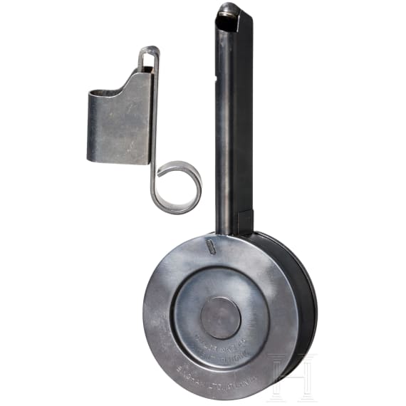 A drum magazine with loader for a Colt Government M1911 / M1911 A1