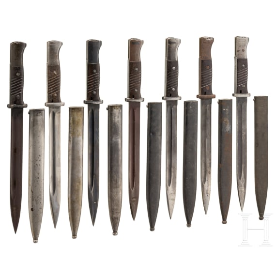 Seven bayonets M 1884/98