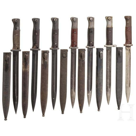 Seven bayonets M 1884/98