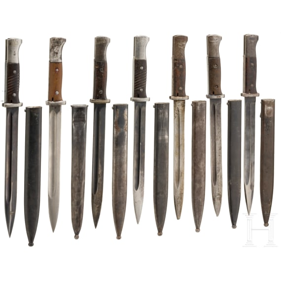 Seven bayonets M 1884/98