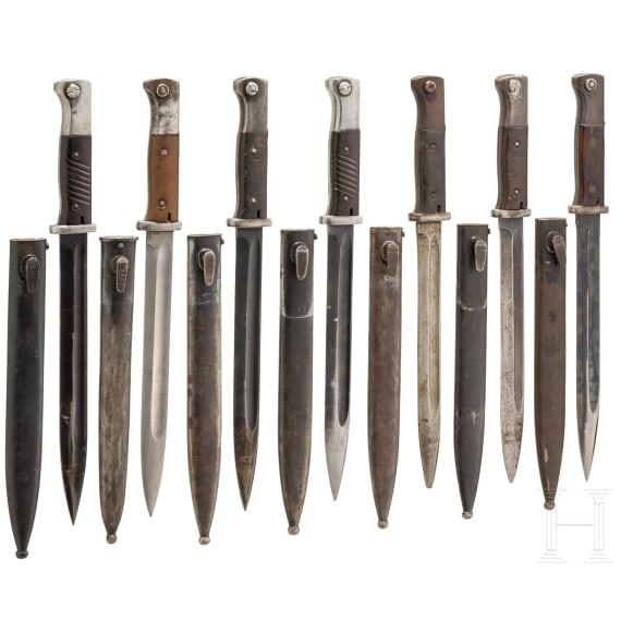 Seven bayonets M 1884/98