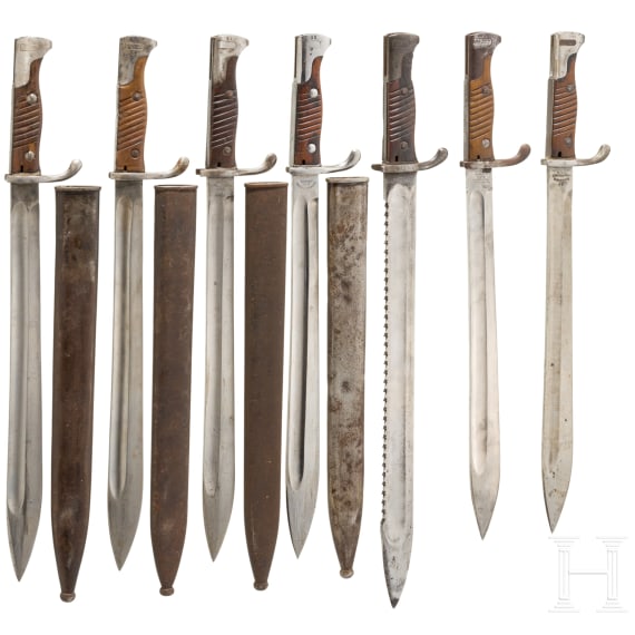 Seven bayonets type M 98/05