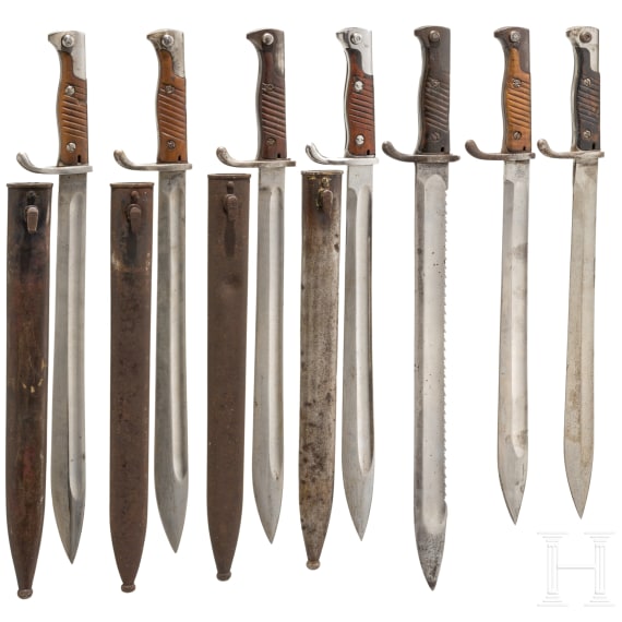 Seven bayonets type M 98/05