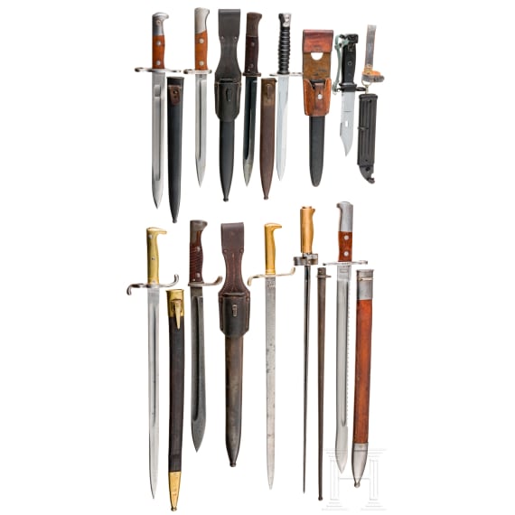 Ten bayonets