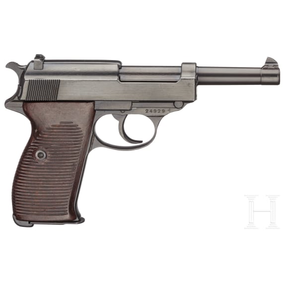 A Walther P 38 ZM Commercial with holster