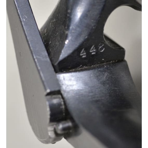 A carbine 98 k of the SS, made from a shortened rifle 98, with scope Heliavier