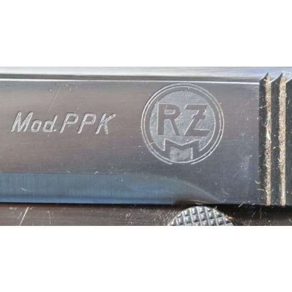 A Walther PPK ZM, RZM, service firearm of the NSDAP, with holster