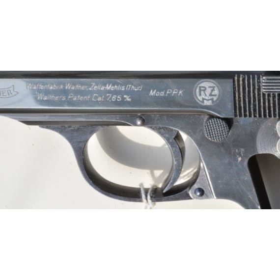 A Walther PPK ZM, RZM, service firearm of the NSDAP, with holster