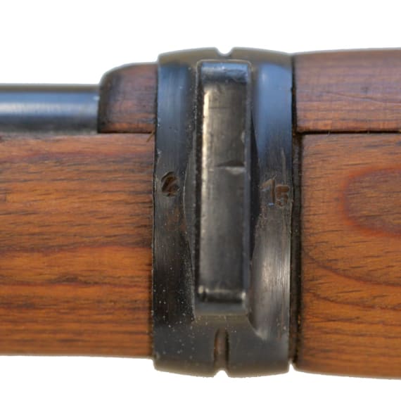 A K98 k, built in Posen (Wehrkreis XXI), code "bcd - 41"