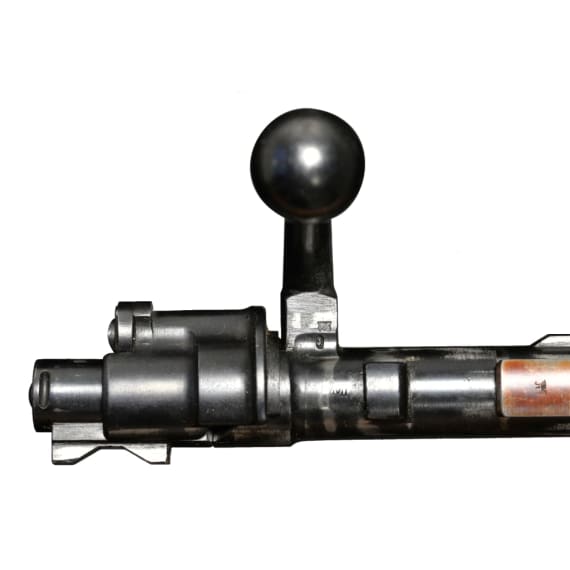 A K98 k, built in Posen (Wehrkreis XXI), code "bcd - 41"
