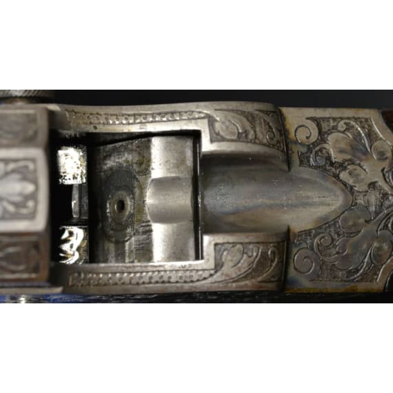 A German luxurious "Feuerstutzen" (sports carbine), end of 19th century