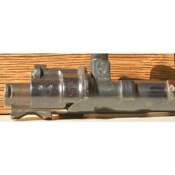 A K98 k, built in Graudenz (Wehrkreis XX) from a 1917 Spandau receiver and parts