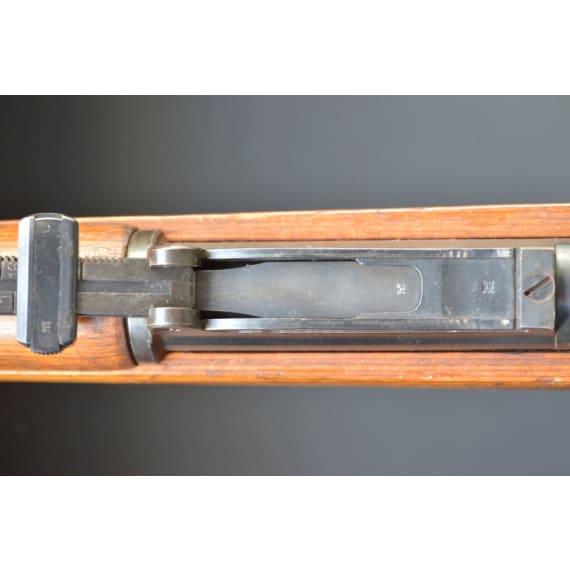 A K98 k, built in Graudenz (Wehrkreis XX) from a 1917 Spandau receiver and parts