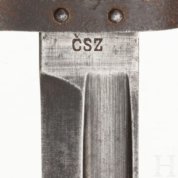 A group of Austrian and Czech bayonets