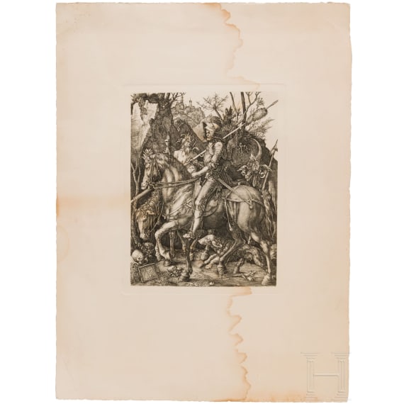 A set of four mostly French prints, 19th century