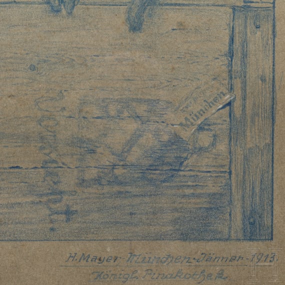 "Monkeys as judges of art", after Gabriel von Max, Munich, dated 1913