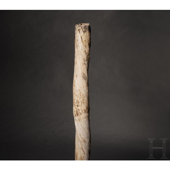 A Greenlandic narwhal tusk, 20th century