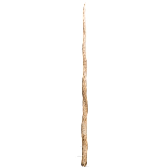 A Greenlandic narwhal tusk, 20th century