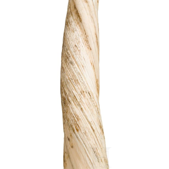 A Greenlandic narwhal tusk, 20th century