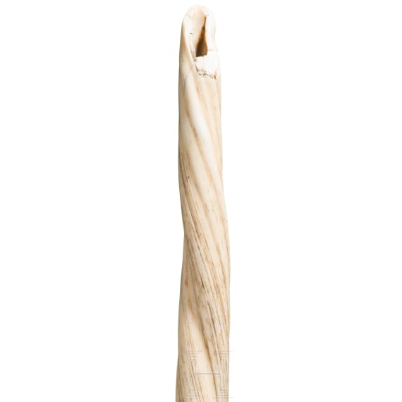 A Greenlandic narwhal tusk, 20th century