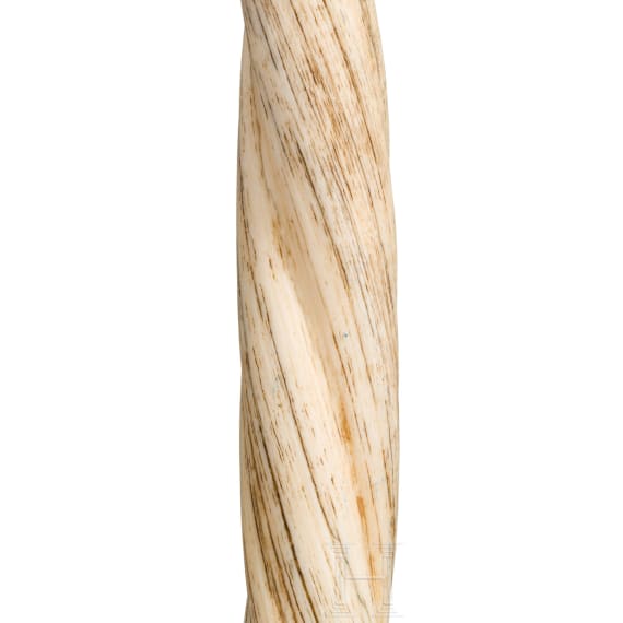 A Greenlandic narwhal tusk, 20th century