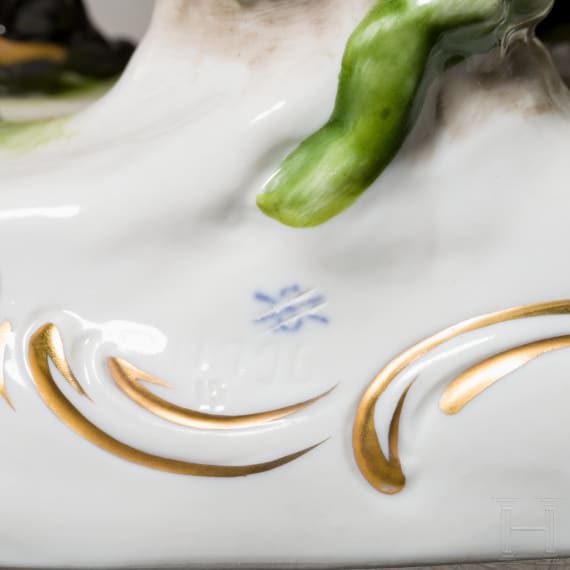 A huntress on horseback, Scheibe-Alsbach porcelain manufactory, 20th century