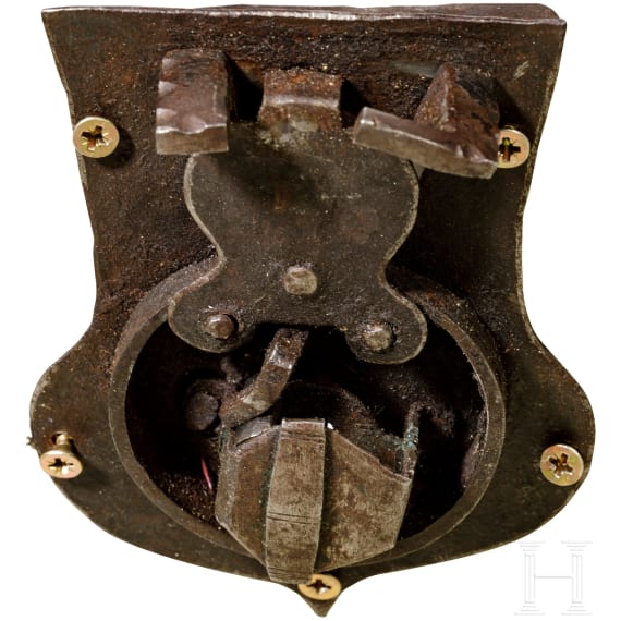 An iron mounted box for travel, Northern Germany, 18th century